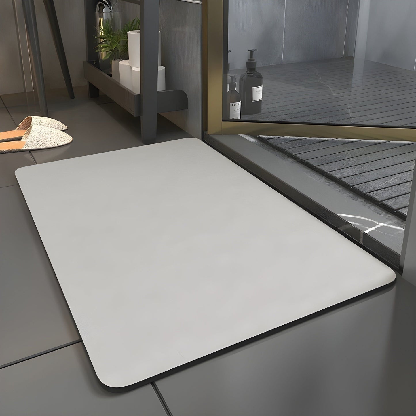 SlipShield Matte - Schnell trocknende rutschfeste Badematte | Brehn