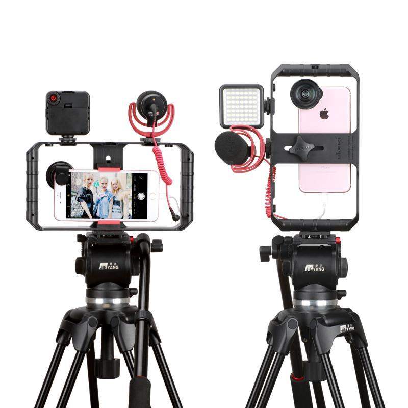 VideoGrip Smartphone-Stabilisator – Professionelles Filmgehäuse mit Kaltstativanschlüssen | Brehn