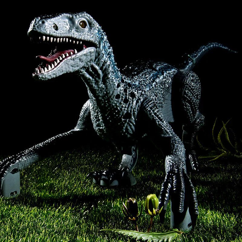 Raptorrush Velociraptor – Ferngesteuertes Dinosaurier-Spielzeug mit Licht, Sound und realistischen Bewegungen