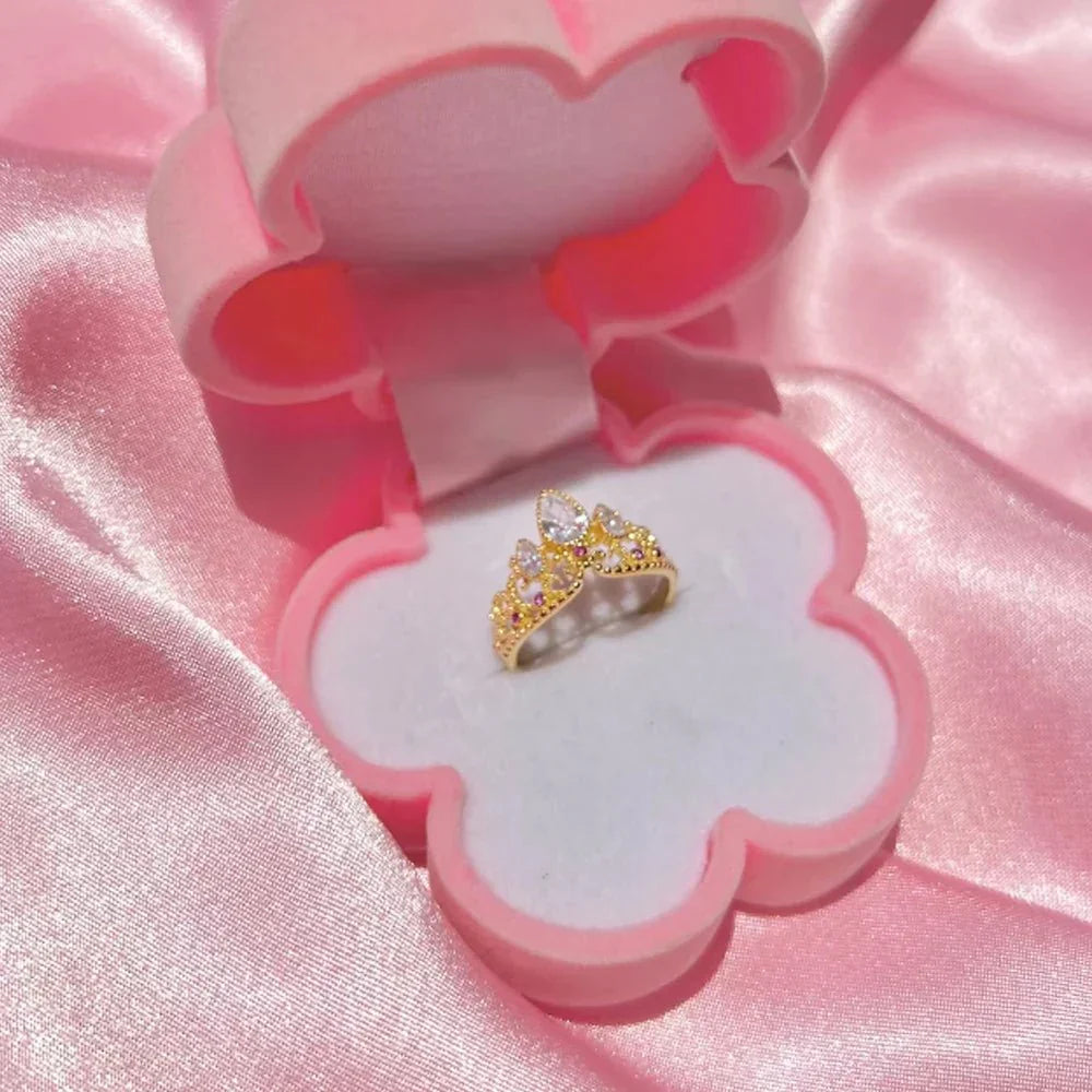 Brehn | Rapunzel Krone inspirierte Halsketten und Ringe