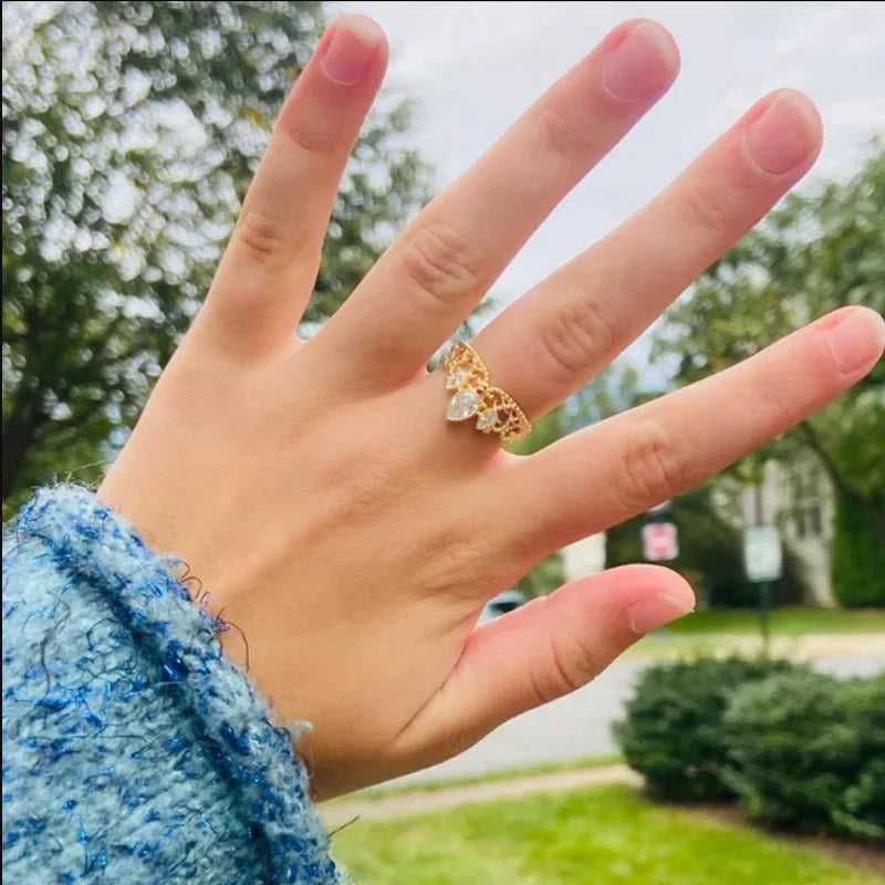 Brehn | Rapunzel Krone inspirierte Halsketten und Ringe