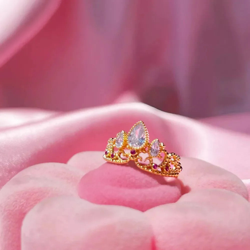 Brehn | Rapunzel Krone inspirierte Halsketten und Ringe