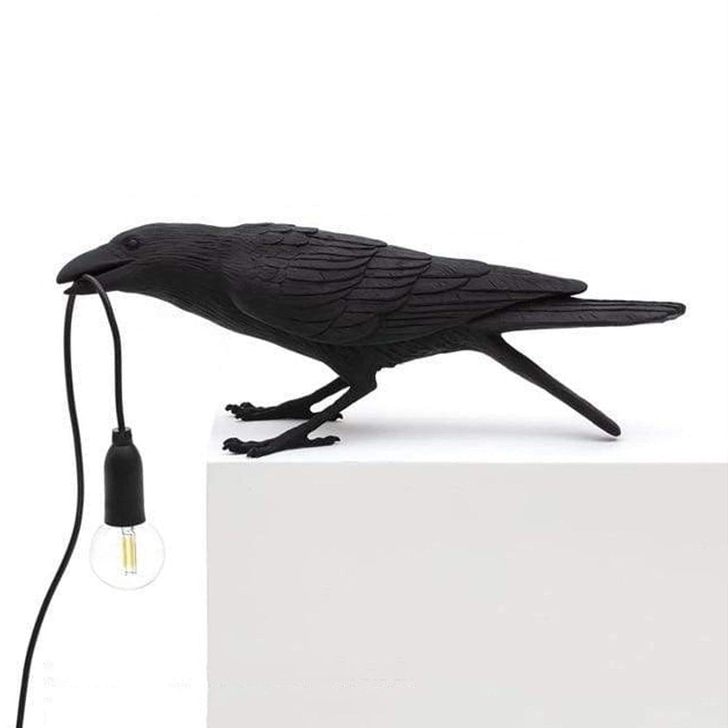 NachtRaaf Ambient Lampe – Dekorative Vogel-Lampe aus Harz für warmes Licht | Brehn