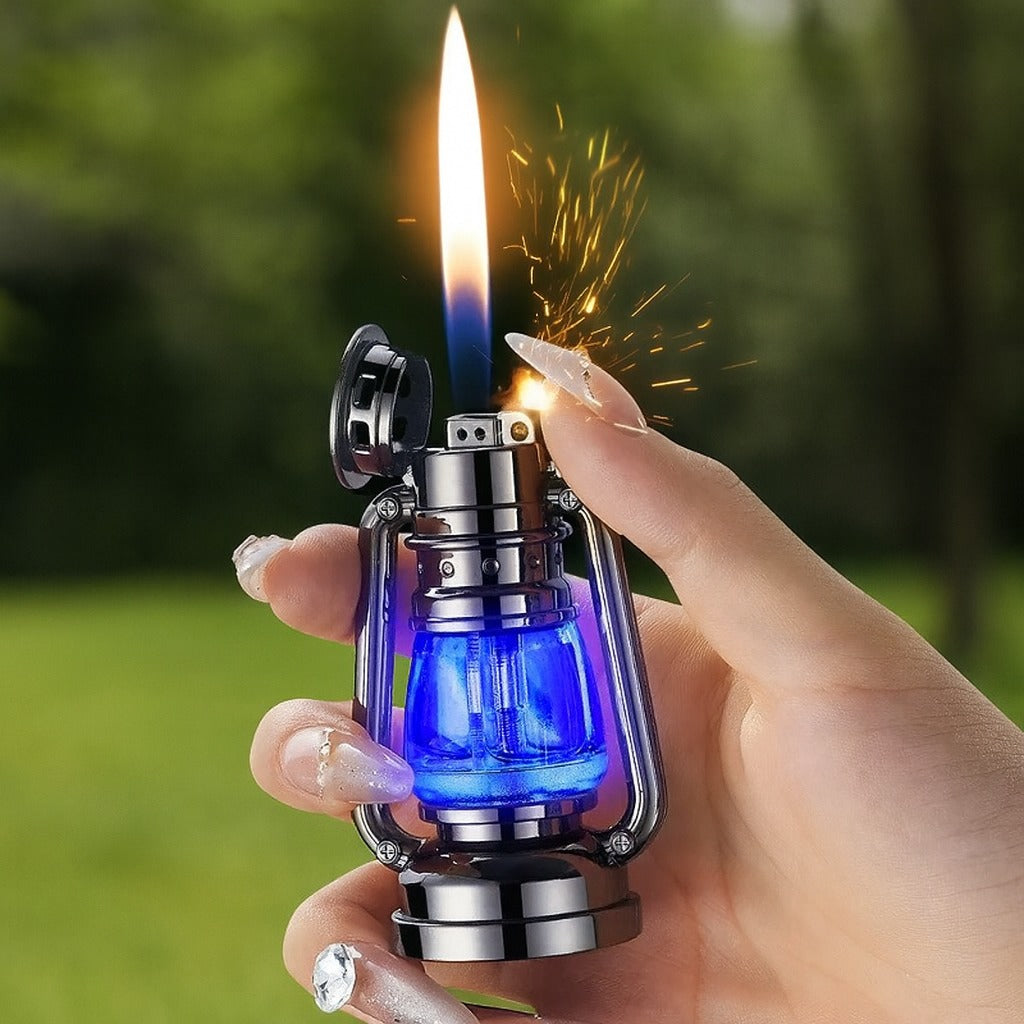 Mini Retro Flame Laterne Taschenfeuerzeug | Brehn