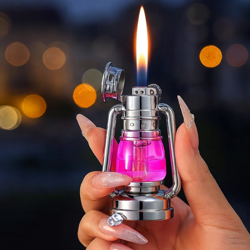 Mini Retro Flame Laterne Taschenfeuerzeug | Brehn