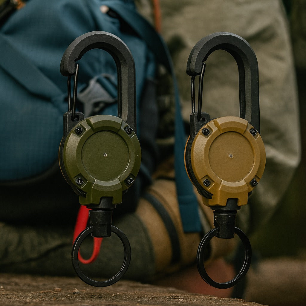 Trail Lock Anti-Lost Retractable Carabiner Schlüsselanhänger | Brehn