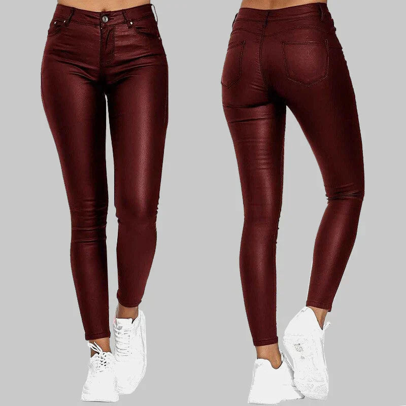 Wolff Skinny-Lederhose