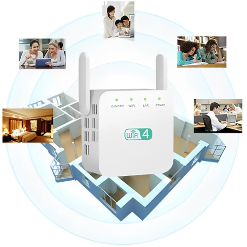Brehn | leistungsstarker WLAN-Repeater mit großer Reichweite