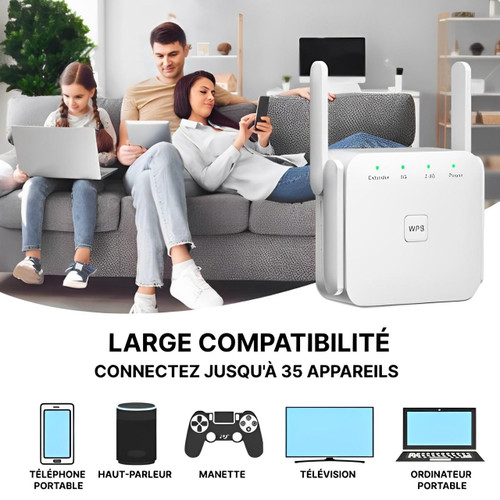 Brehn | leistungsstarker WLAN-Repeater mit großer Reichweite
