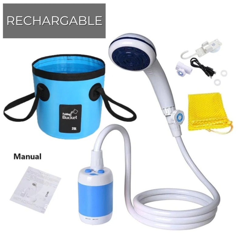 Tragbares Elektrisches Outdoor Camping Duschset | Brehn