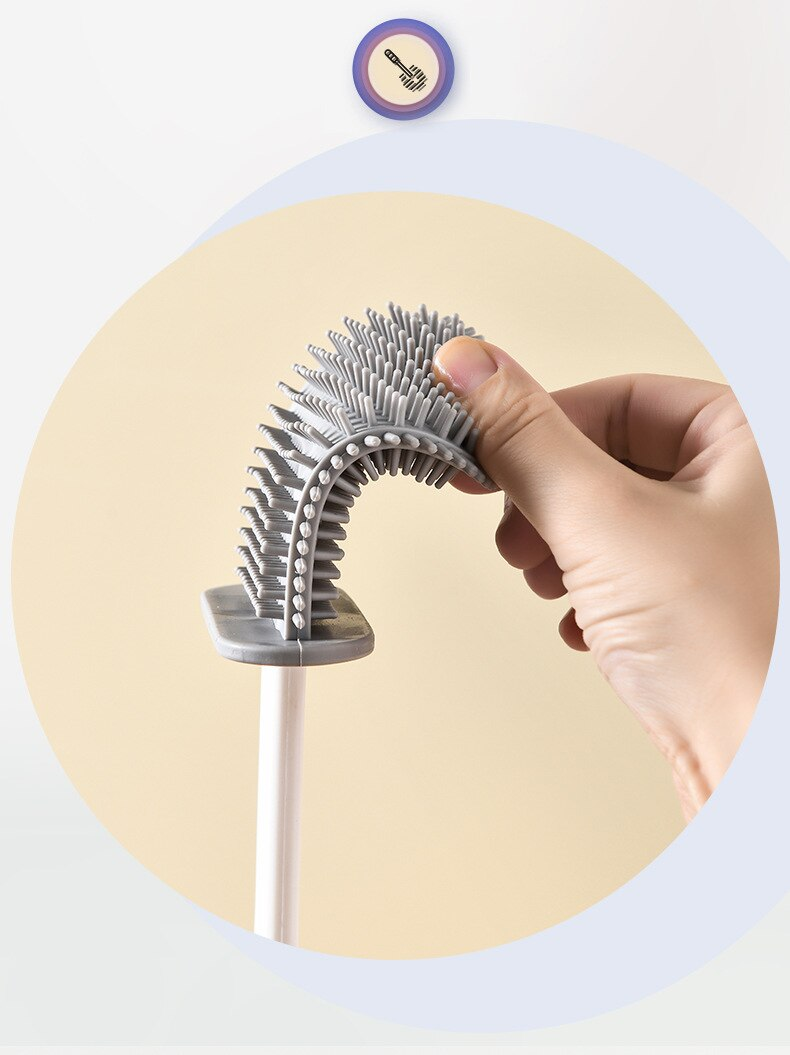 Brehn | Wandmontierter Toilettenreiniger Abflussbürsten Set