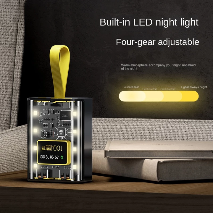 Brehn | Transparent Insight Schnelllade-Powerbank