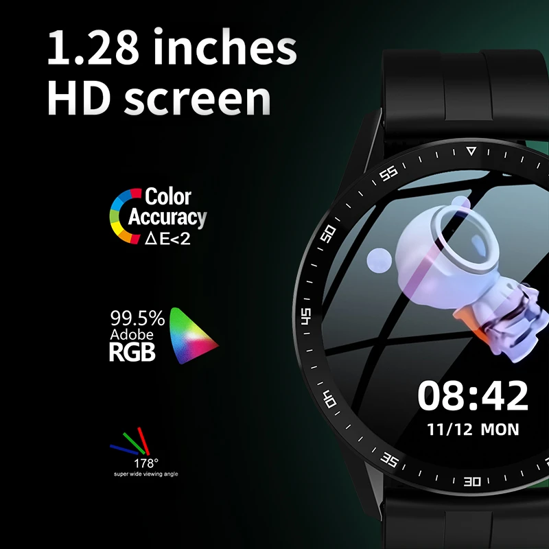 VIvolux | Water Guard Elegante wasserdichte Smartwatch
