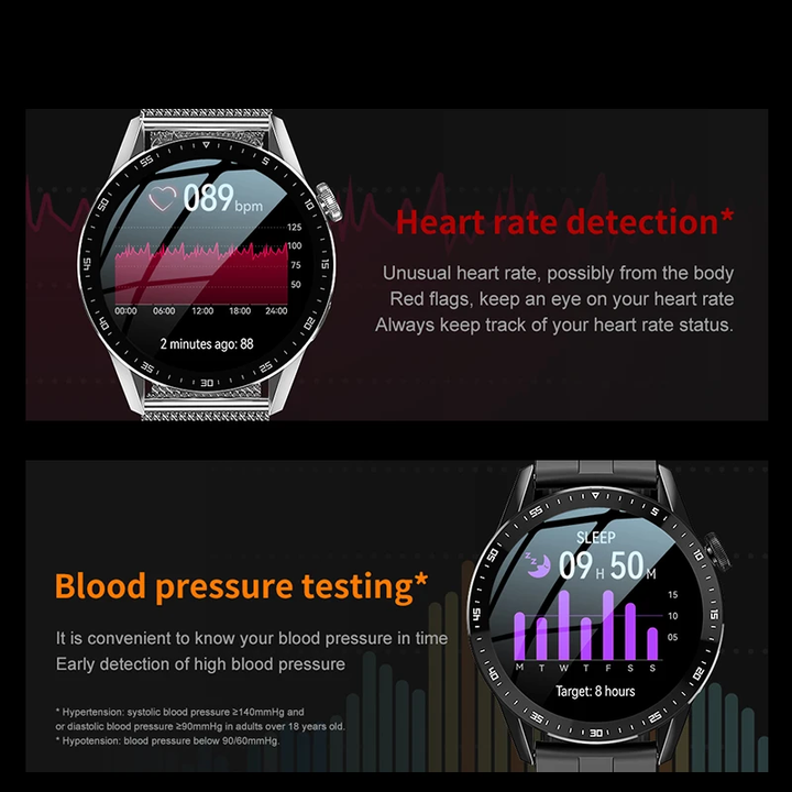 VIvolux | Water Guard Elegante wasserdichte Smartwatch