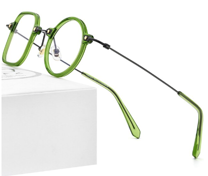VIvolux | Unregelmäßige Form Geeky Titanbrille