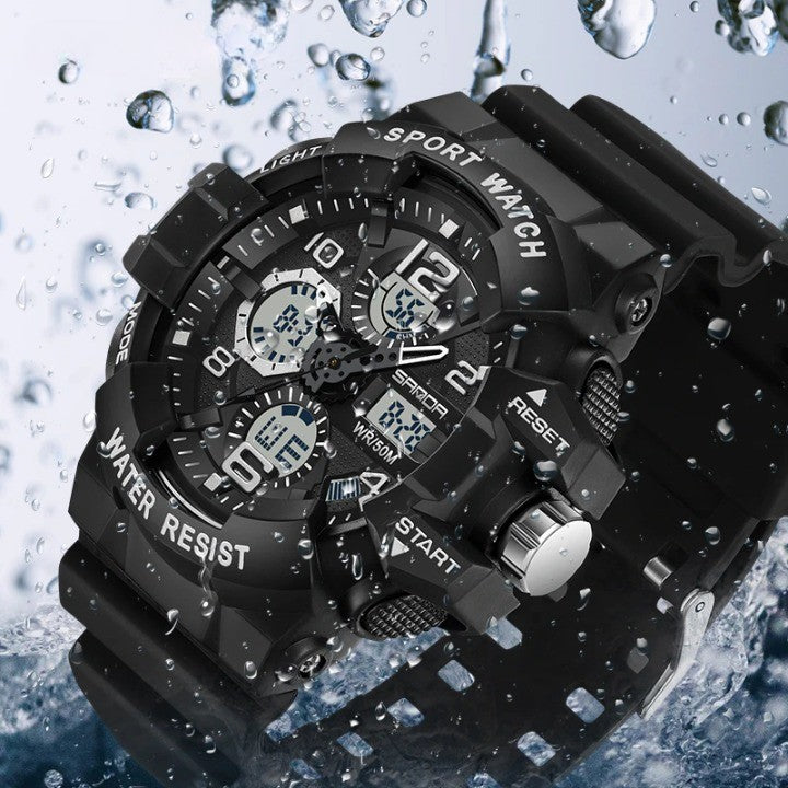 Brehn | Robuste Militär Wasserfeste Digitale Uhr