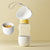 Brehn | 2in1 Smart Pet Tragbare Wasserflasche Futterspender