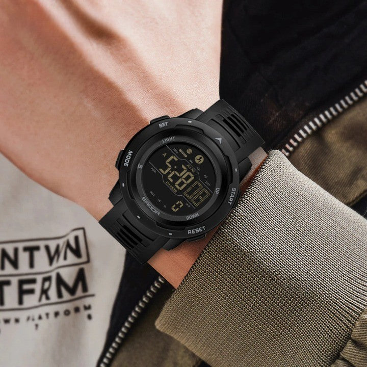 Brehn | Wasserdichte Militär-Schrittzähler Digitaluhr