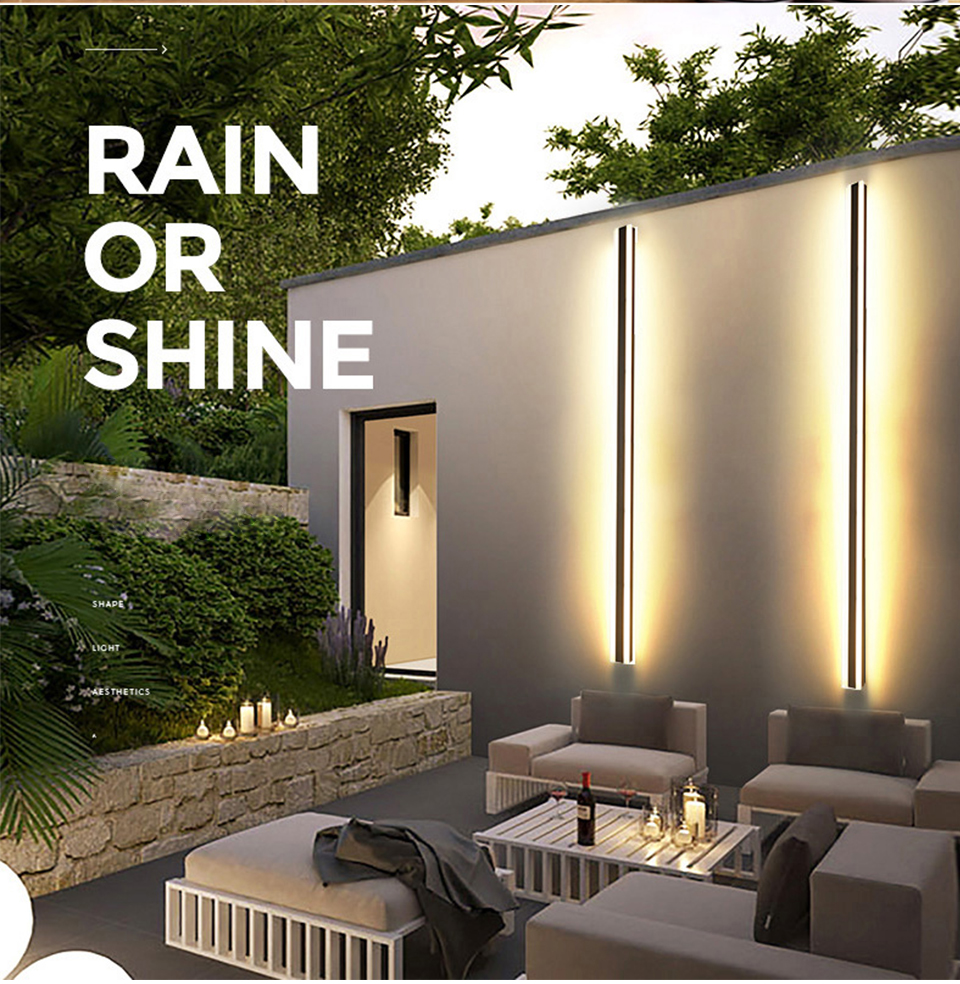 Lange Streifen-LED-Elegante Wandleuchte | Brehn