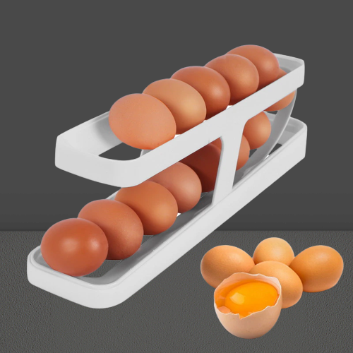 VIvolux | Automatischer Eierrollen Halter Organisator Gestell