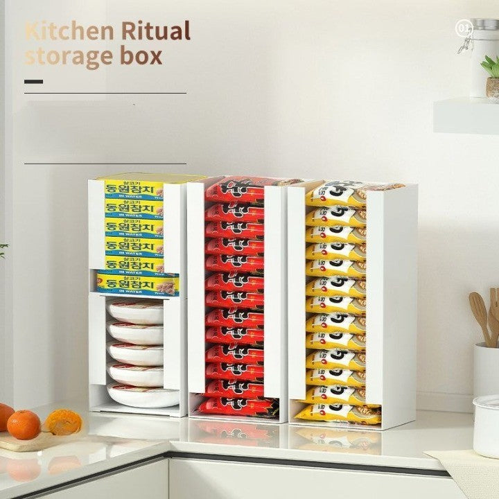 VIvolux | Aufbewahrungsbox für Snacks in der aufgeräumten Küche