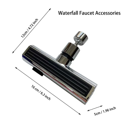VIvolux | Universelle drehbare Wasserfall-Sink-Wasserhahn-Erweiterung