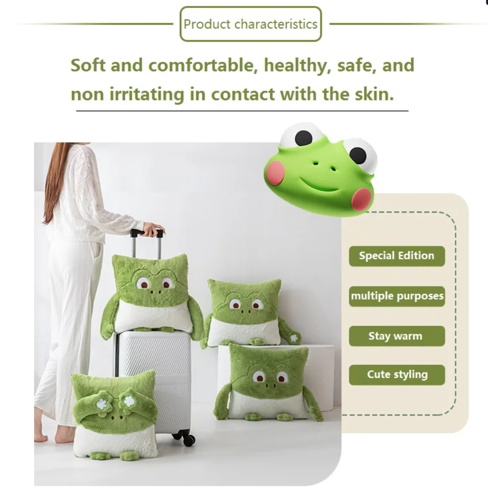 Gemütliche Träume Mini Monster Quiltkissen Brehnanket