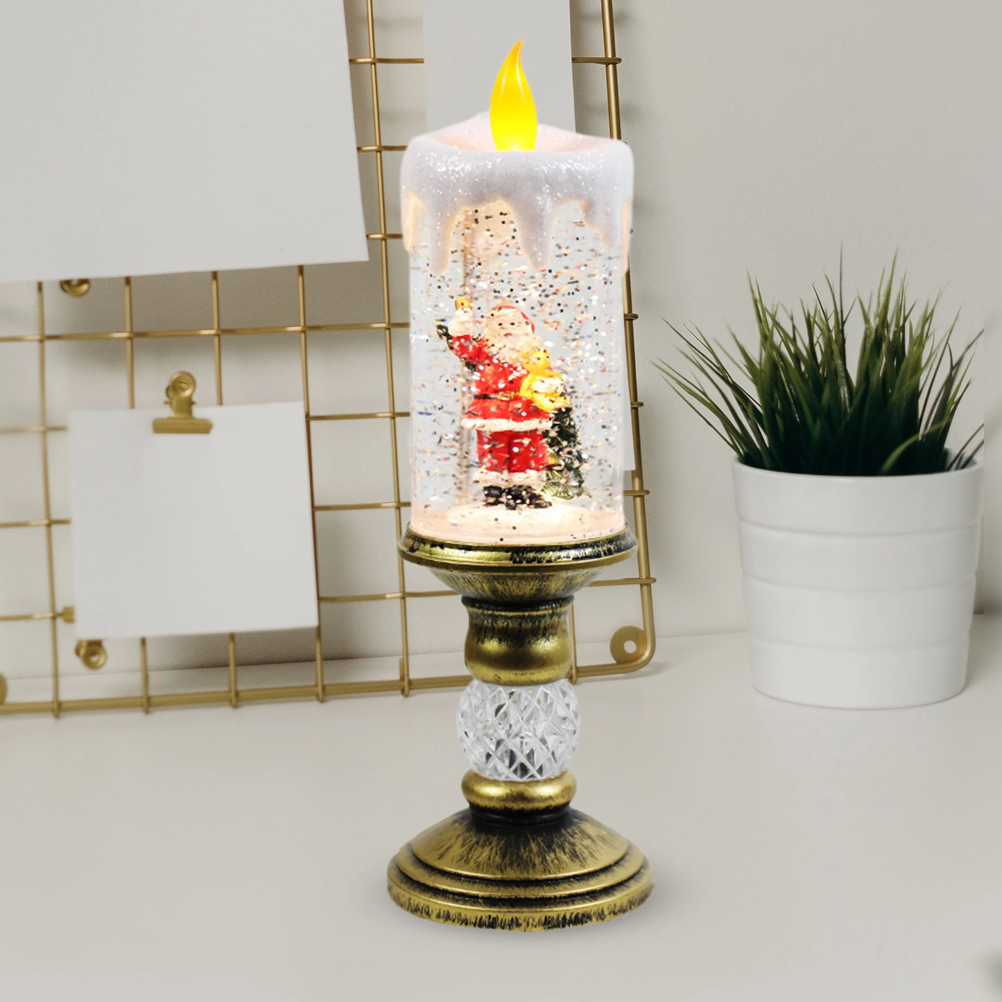 Crystal Echo Weihnachtswasserkerze