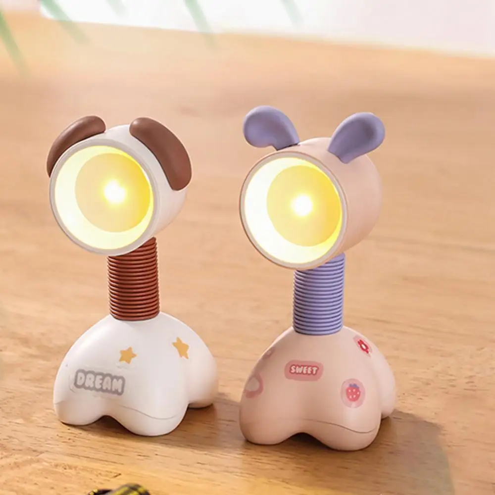 Brehn | Mini Haustier Magnetisch Einziehbare Nacht Schreibtischlampe
