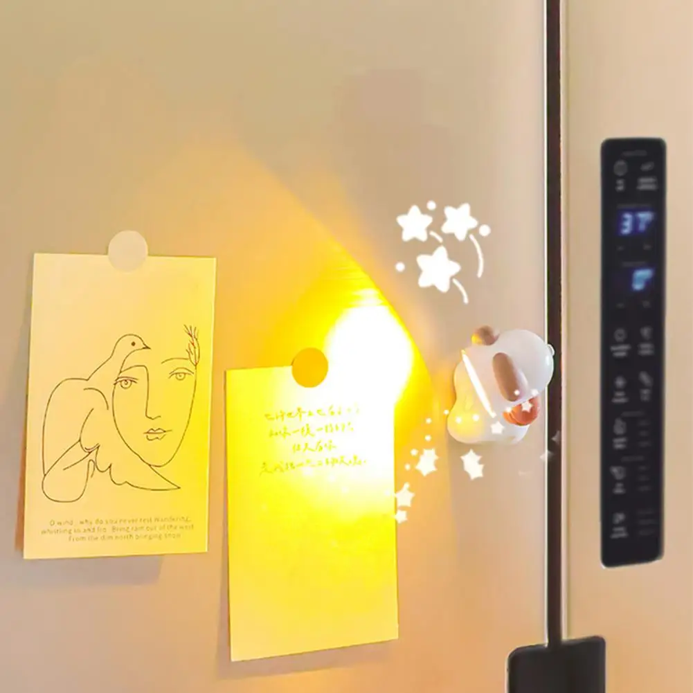 Brehn | Mini Haustier Magnetisch Einziehbare Nacht Schreibtischlampe