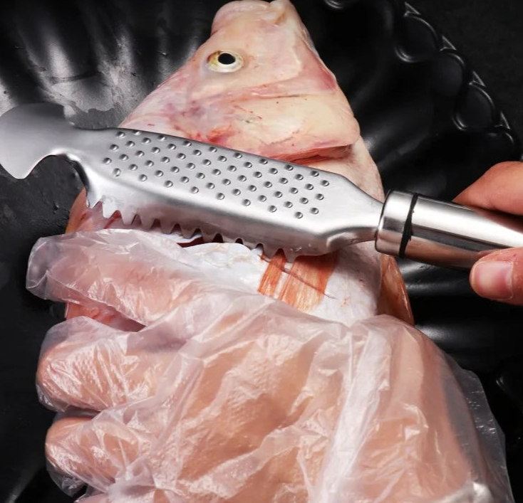 Brehn | Ginger Grind Edelstahl Fischschaber Werkzeug