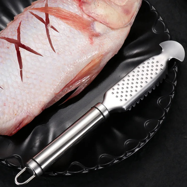 Brehn | Ginger Grind Edelstahl Fischschaber Werkzeug