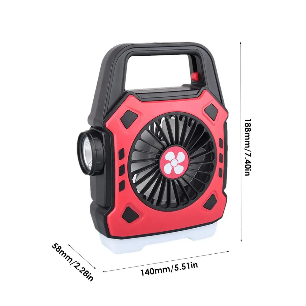 Brehn | Multifunktionaler Abenteuer-Kühlventilator mit Licht