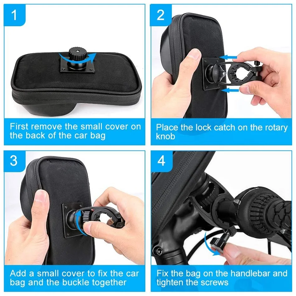 Brehn | Motorradlenker Wasserdichter Universeller Handyhalter