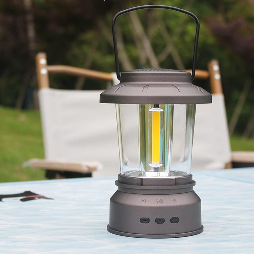 VIvolux | Bluetooth Camping Stufenlose Dimmlampe Lautsprecher