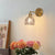Retro – Wandleuchte in Tulpenform aus Glas
