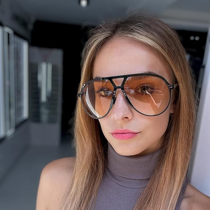 Aviator Oversize Sonnenbrille Retro UV400 | Brehn