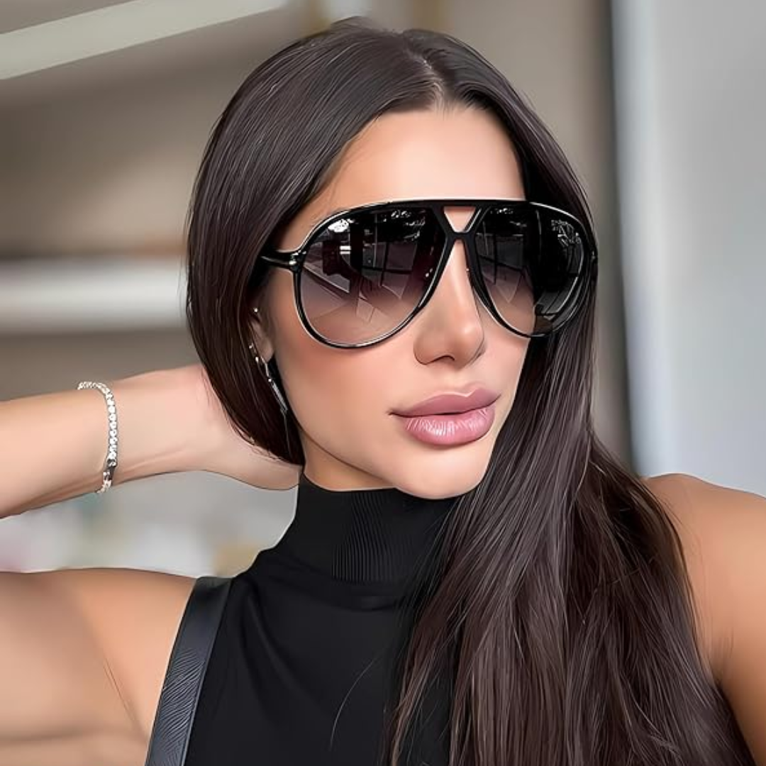 Aviator Oversize Sonnenbrille Retro UV400 | Brehn