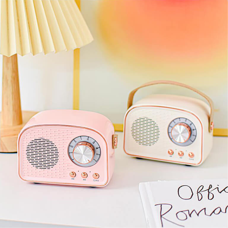 Brehn | Bluetooth-Lautsprecher Retro Drahtlos Tragbares Radio