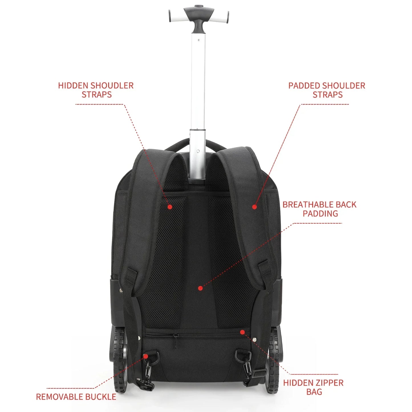 Rolling Laptop Backpack – Helsinki | Brehn