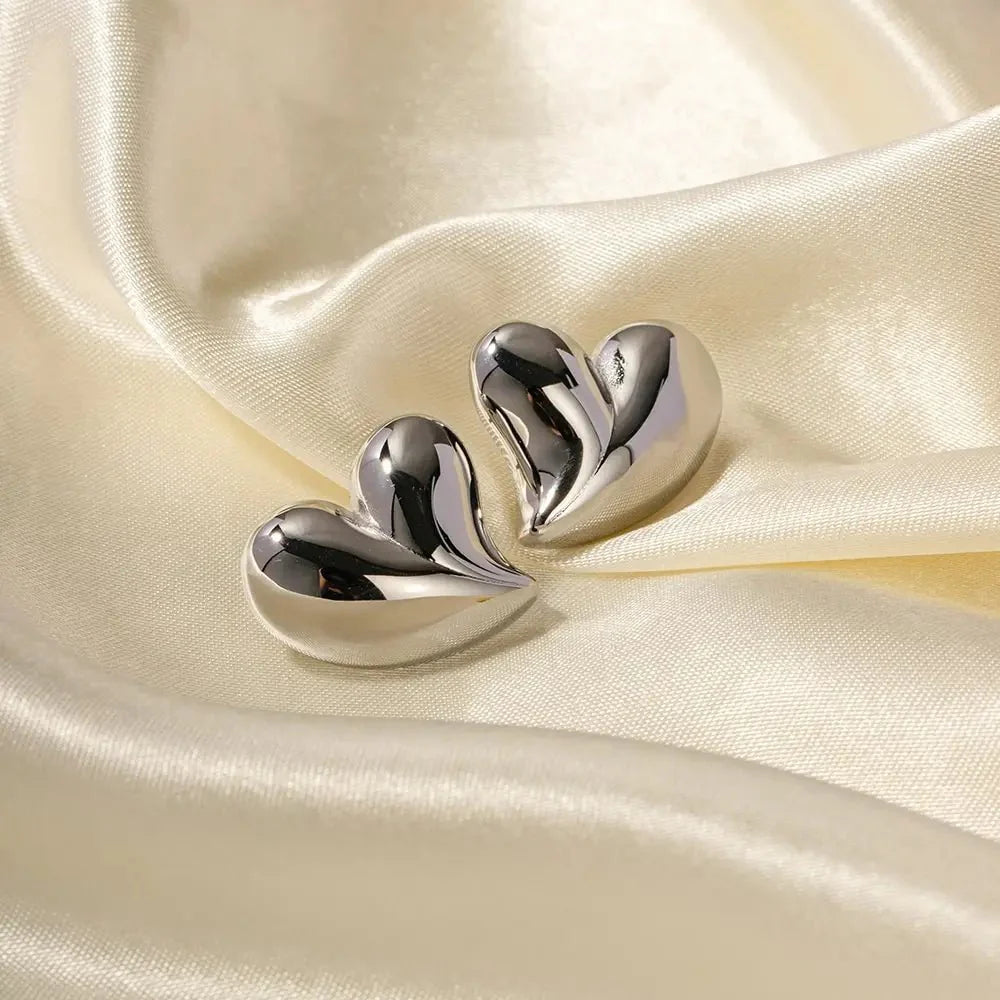 Brehn | Romantische Liebe Herz Ohrringe