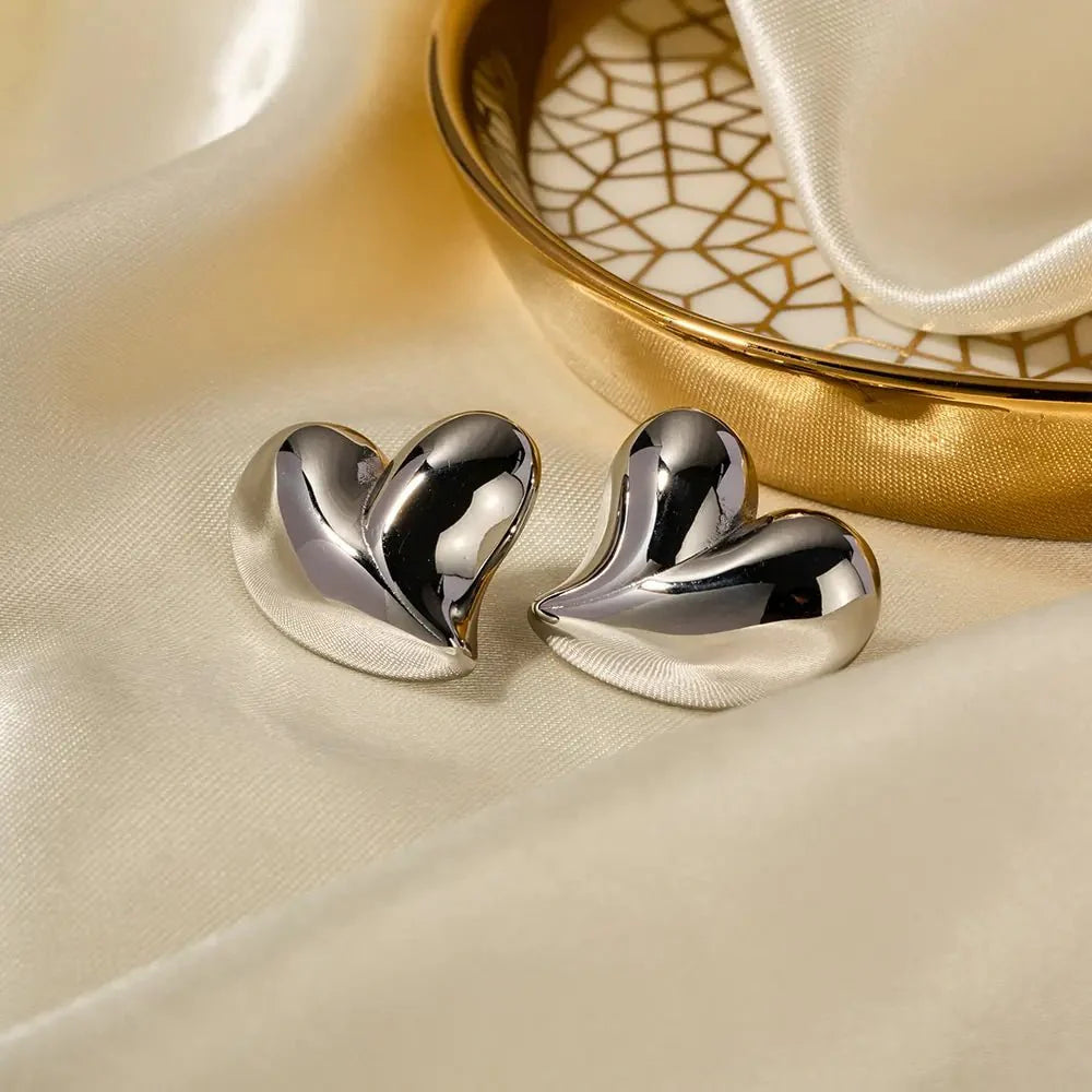 Brehn | Romantische Liebe Herz Ohrringe