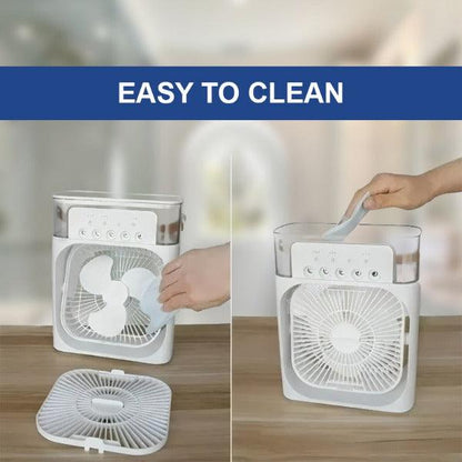 Wasser Luftkühler Ventilator - 3 in 1 Eis-kalte Kühlungs Klimaanlage Luftbefeuchter tragbarer Mini Luftkühler Ventilator | Brehn