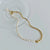 Brehn | Seil Kette Perle Kontrast Armband und Halskette