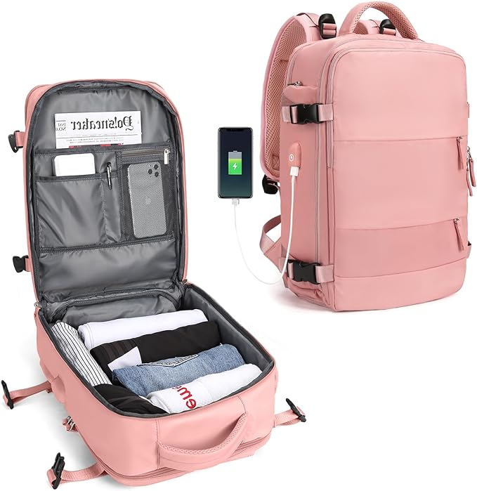 Brehn | Robuster Rucksack für Reisen mit USB-Ladeanschluss