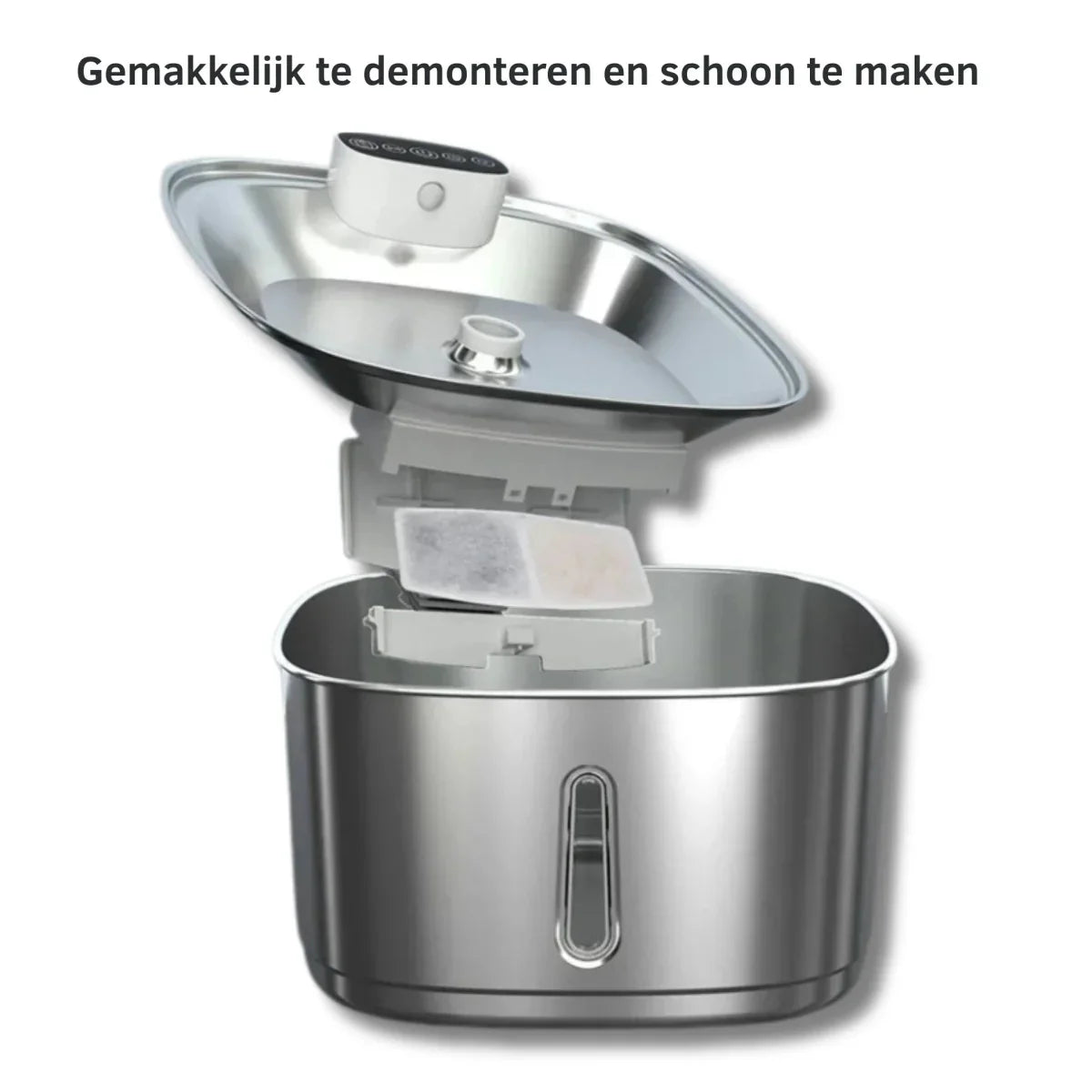 Smart Drinking Fountain für Katzen und Hunde – 3,2L Edelstahl mit Filter | Brehn