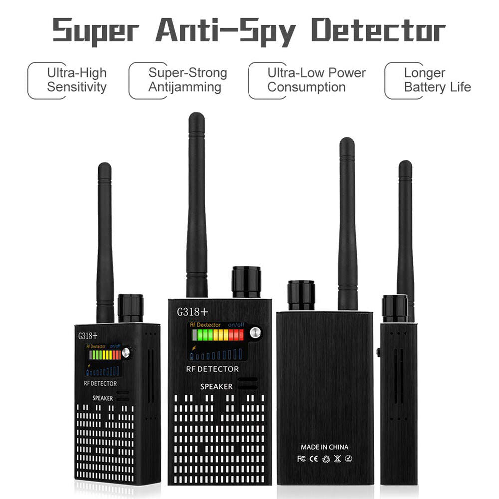 Brehn | Spionagesignal-Wanzendetektor, HF-Detektor, versteckte Kamera, Laserlinse, GSM-GPS-Gerätefinder
