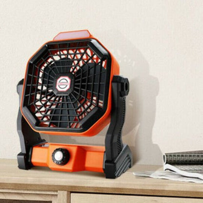 Tragbarer solarbetriebener wiederaufladbarer Campingzeltventilator | Brehn