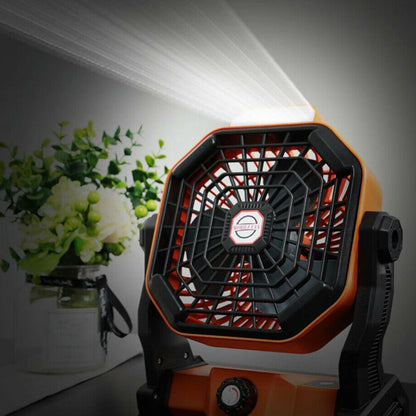 Tragbarer solarbetriebener wiederaufladbarer Campingzeltventilator | Brehn