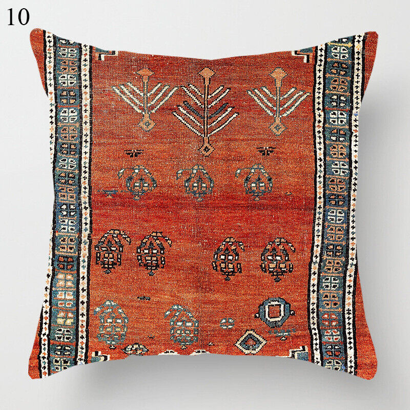 Ethnic Boho Mandala Print Linen Throw Pillow Cover Sofa Pillow Cover Home Decor # Brehn